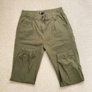 Womens cuff ankle style pants